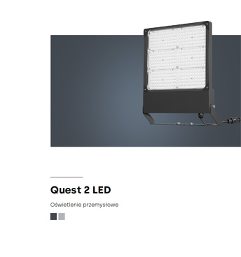 Lena Lighting- okładka Quest 2 LED oświetlenie przemysłowe