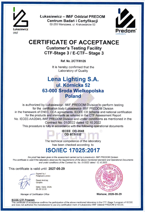 ISO 17025:2017 – CTF-Stage 3