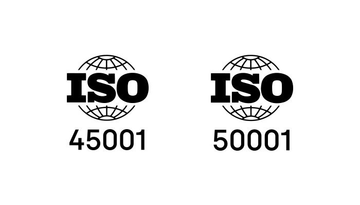 Zakończyliśmy certyfikację ISO 45001:2018 i ISO 50001:2018!