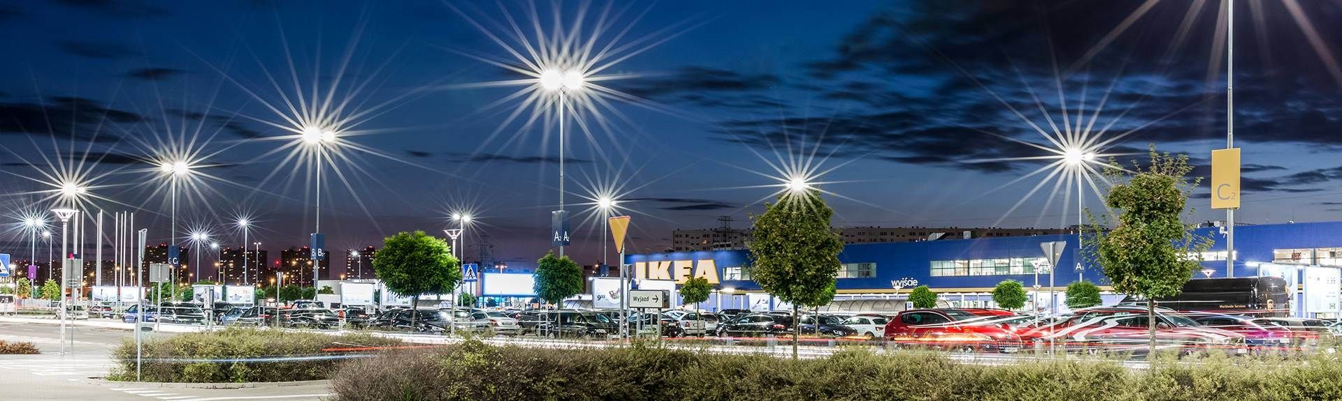 Oświetlenie parkingu