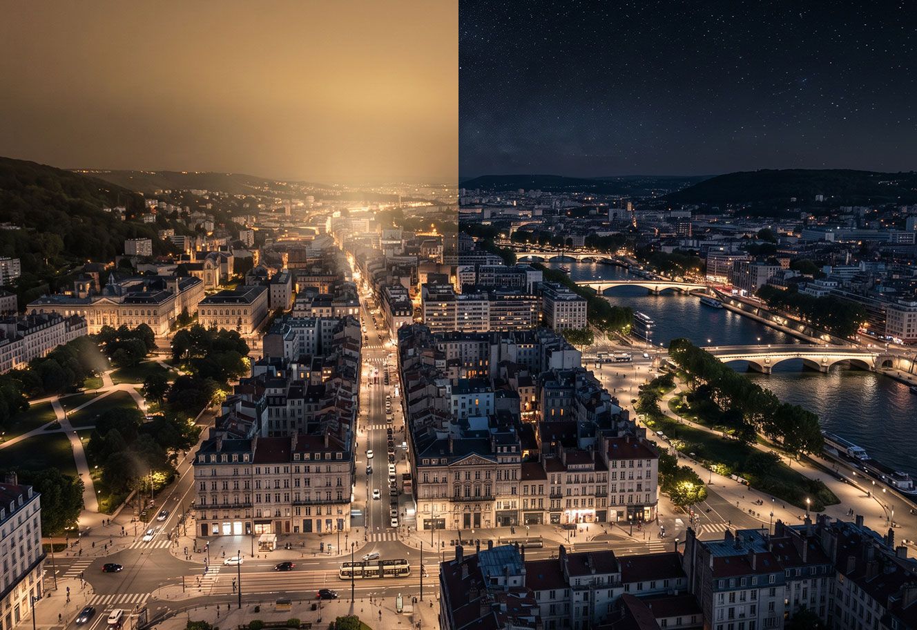 DarkSky miasto