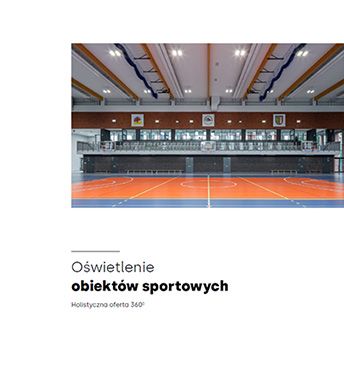 Lena Lighting- okładka oświetlenie obiektow sportowych