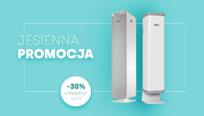 Jesienna promocja lamp UV-C Sterilon – zadbaj o zdrowie i bezpieczeństwo w swoim otoczeniu