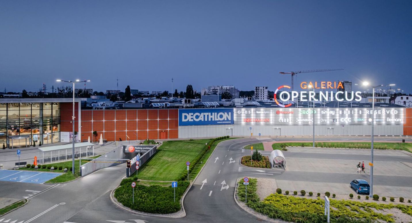Galeria Copernicus Toruń - modernizacja oświetlenia parkingu